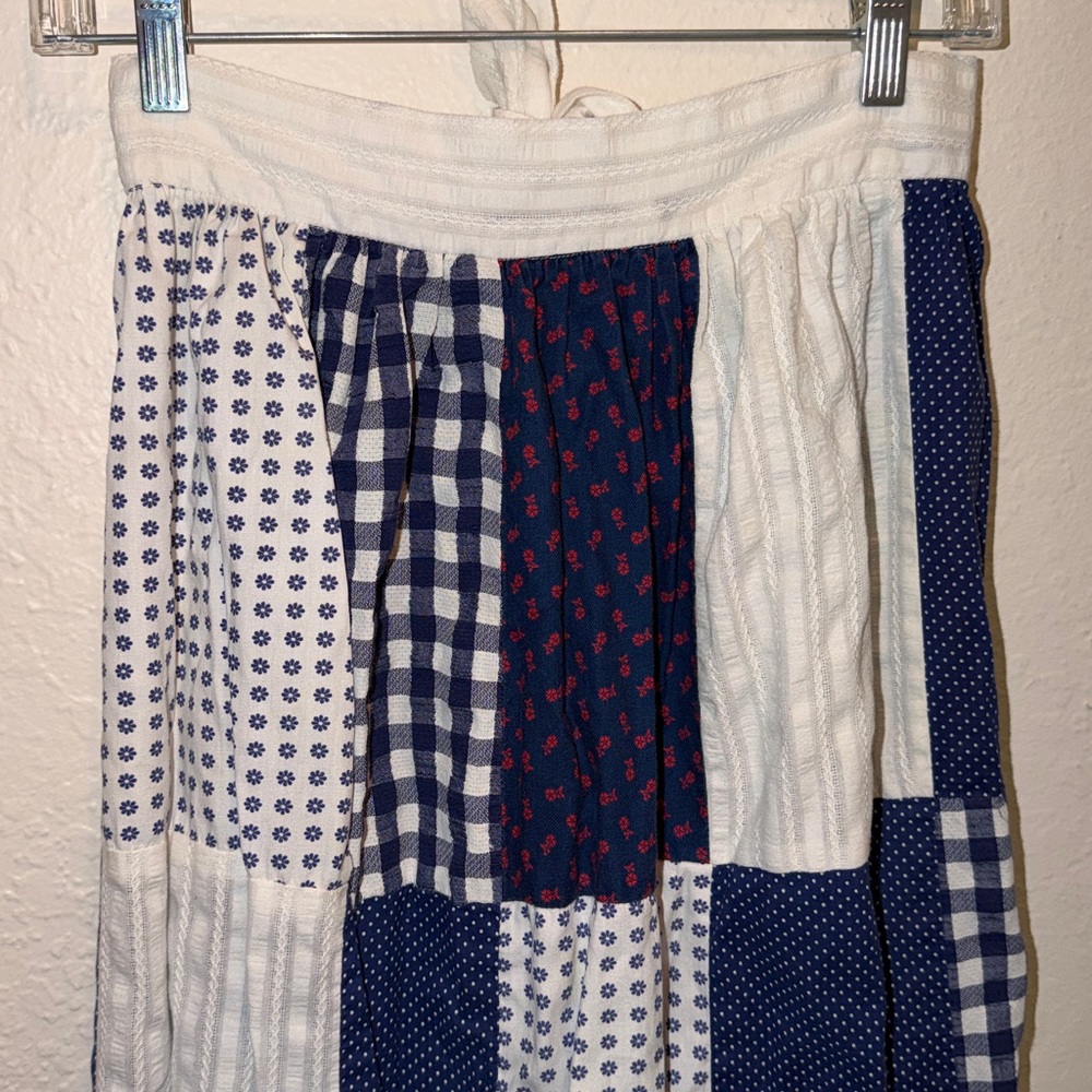 Vintage Patchwork Skirt Handmade - image 4